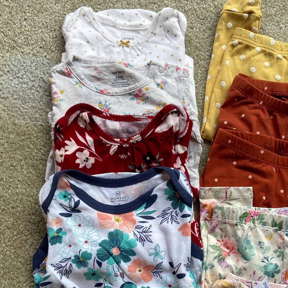 Large Carter's Girl Clothing Bundle - Picture 2 of 8
